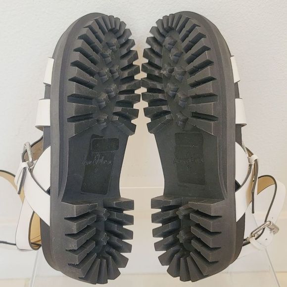 Sam Edelman Eleanora White Ankle Strap Sandal Size 8.5 - Picture 6 of 7